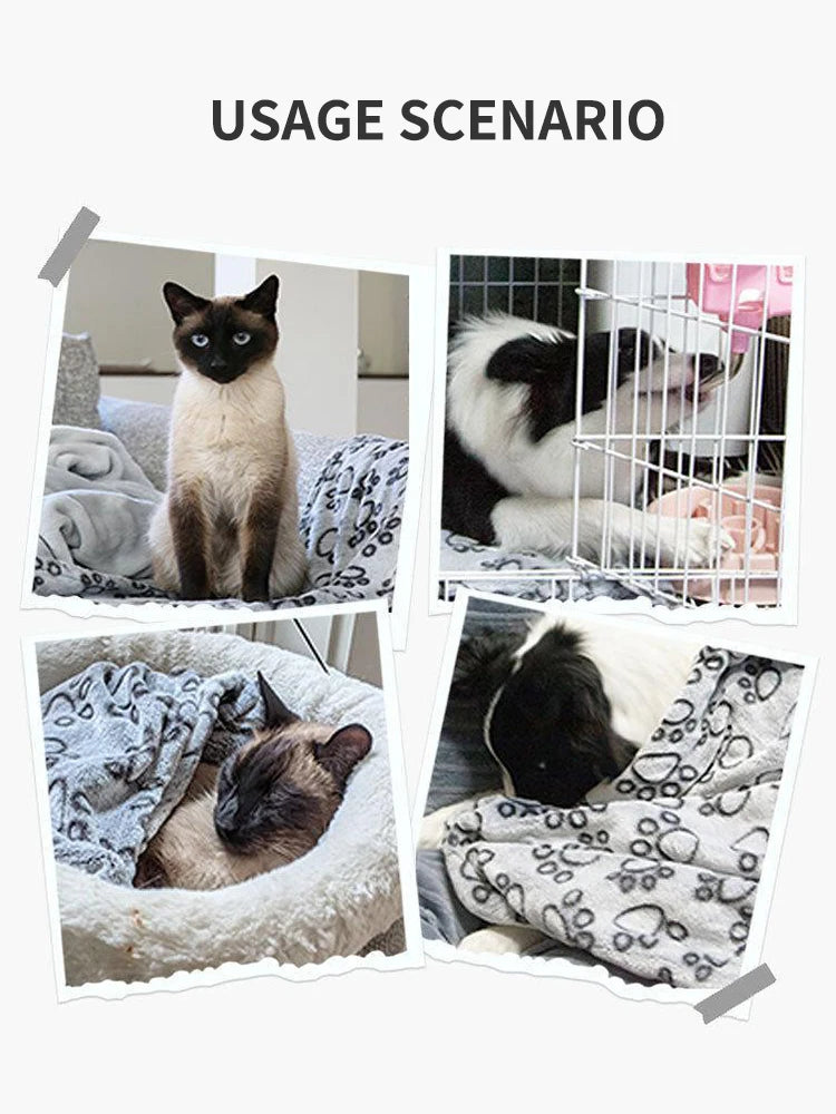 Cobertor macio de inverno para cães lavável, cobertor para gatos para gatos internos, tapete grande, médio e pequeno, presentes para cachorros, cama essencial (cinza)