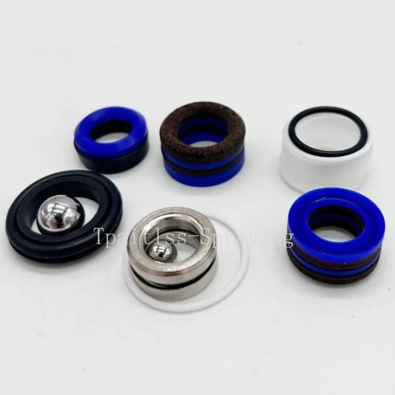 18B260 Kit de manutenção de anel de vedação de pulverização mal ventilada 244194   Junta de vedação para haste do êmbolo da bomba do filtro do pulverizador 390 395 490 495 595