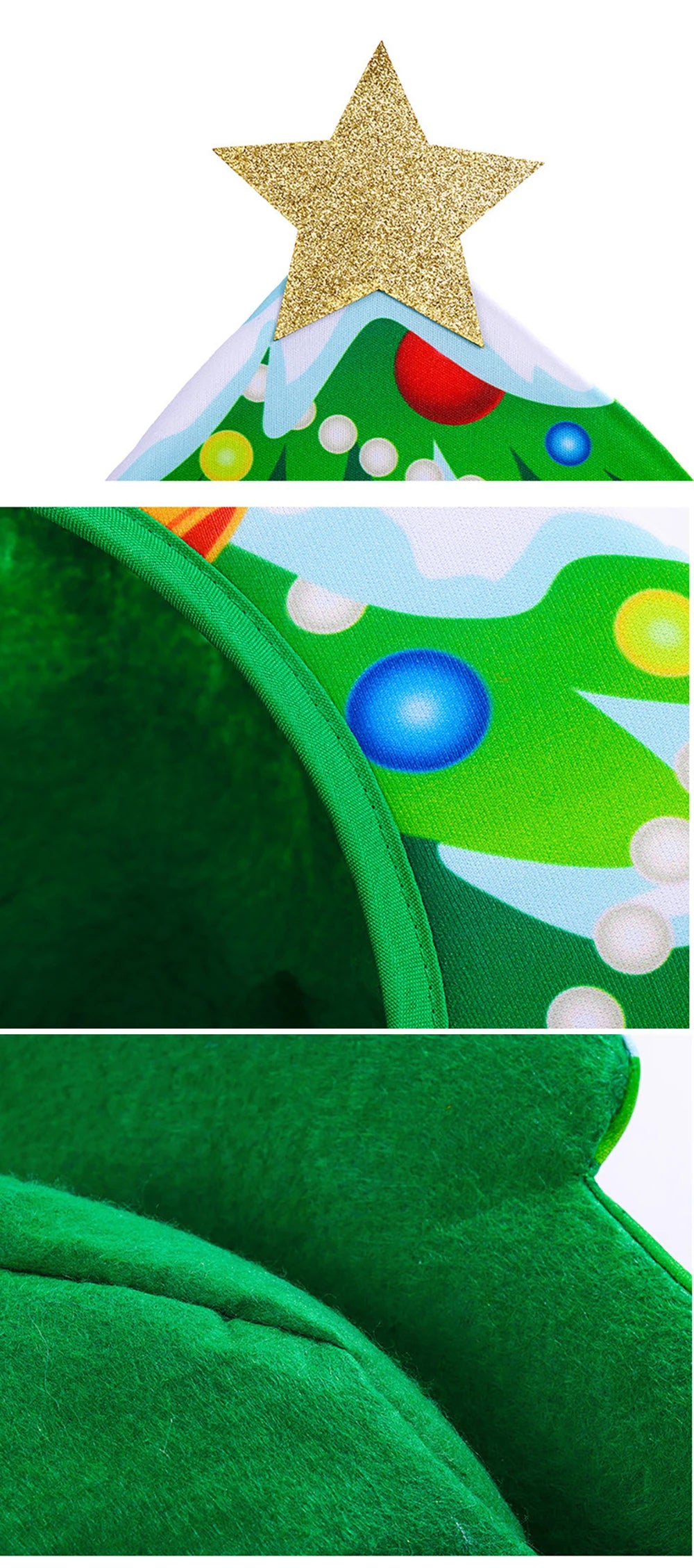 Natal engraçado chapéu novidade árvore de natal chips presente em forma de máscara boné chapelaria festa de natal prop ano novo navidad decoração favor