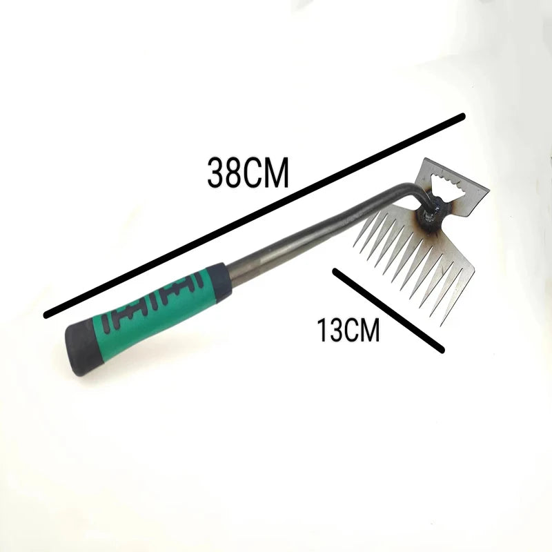 Rake para jardinagem, ferramenta manual para arar e soltar o solo, ferramenta manual para plantio de vegetais, ferramenta manual para jardinagem