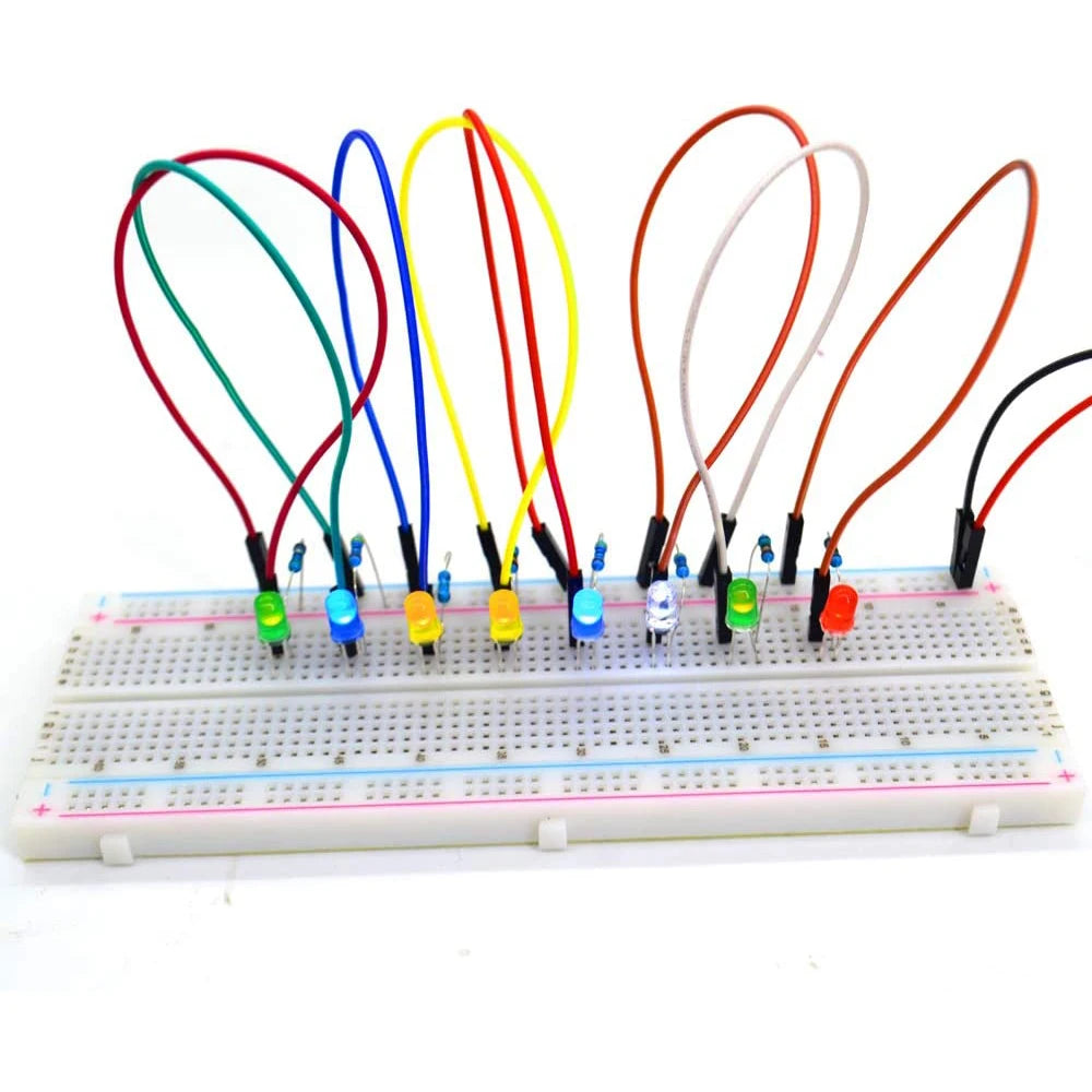 100 Pçs/lote 3mm 5mm F3 F5 LED Redondo Ultra Brilhante Branco Verde Amarelo Azul Branco Vermelho Diodo Emissor de Luz Para Kit Diy Kasa & Pet