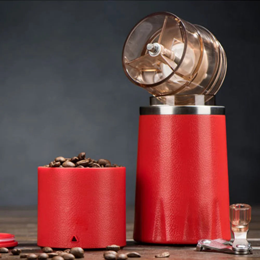 Máquina de café de viagem com caneca manual moedor de café filtro e copo de vácuo tudo-em-um portátil moedor de café máquina de café expresso