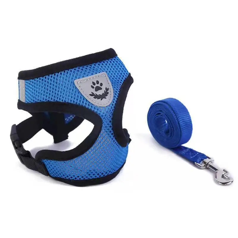 120 cm Traction Rope + Vest Type Leashes For Pet Small And Medium Tract Leashes Kit