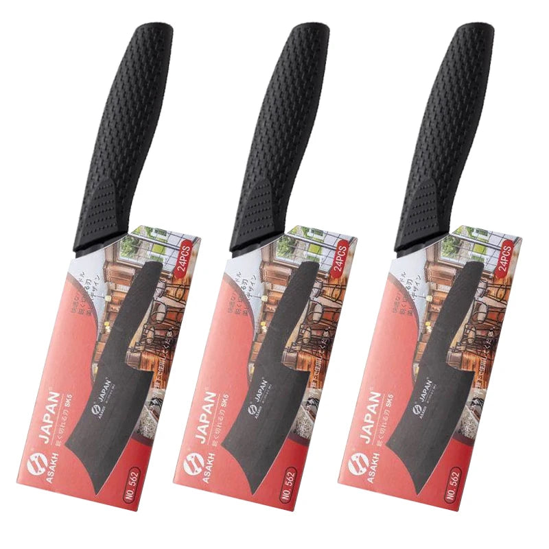 Faca de Cozinha Profissional em Aço Inoxidável Japonês Premium, Ferramenta de Corte Afiada para Carne, Vegetais e Frutas