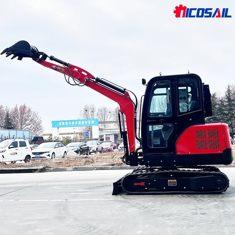 CE EPA SHANDONG Euro V Mini Escavadeiras de Esteiras 2,5 Ton 3 Ton com Bomba de Motor-Mini Bagger de Alto Desempenho para Venda