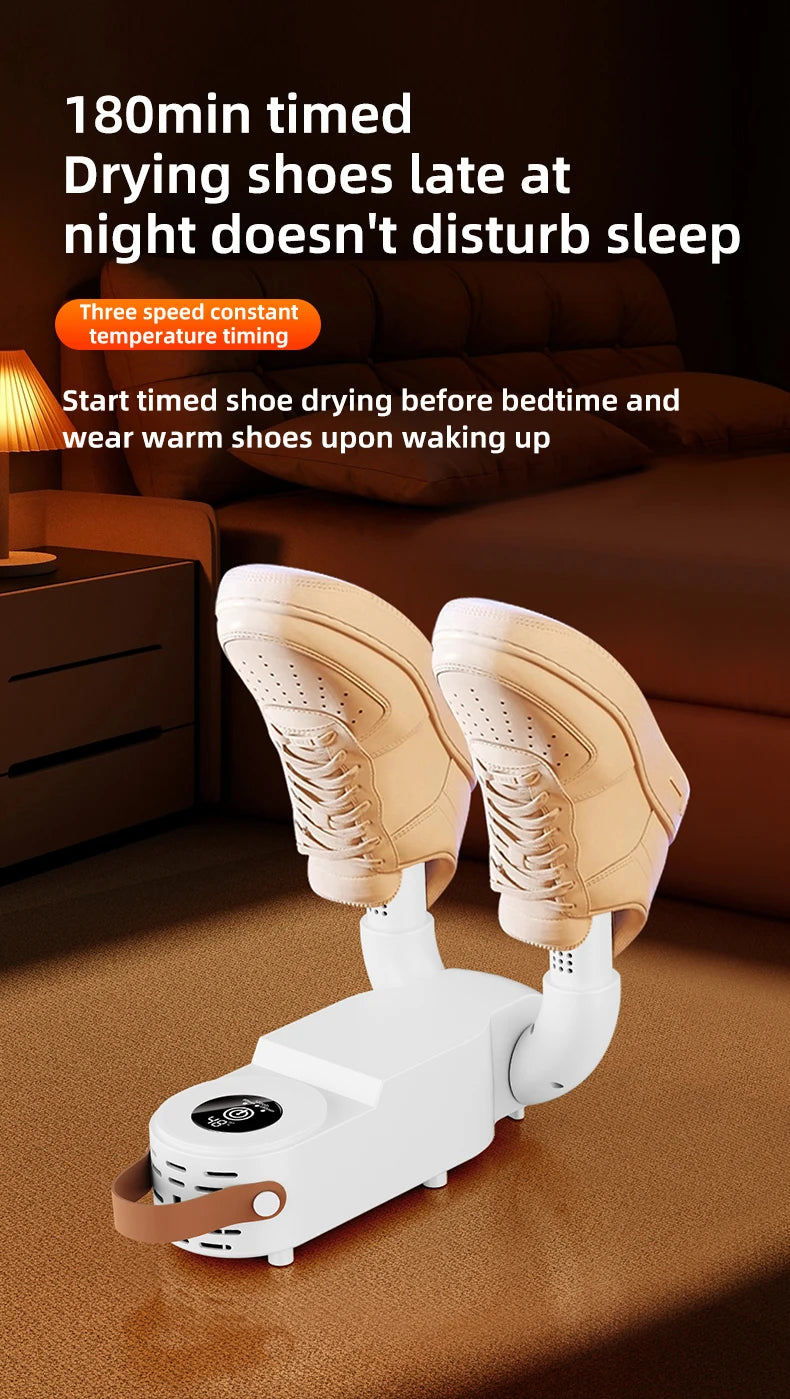 HOMEFISH Secador de sapatos elétrico estilo coreano 220V - Aquecedor de calçados para desodorização e esterilização de aparelhos para uso doméstico