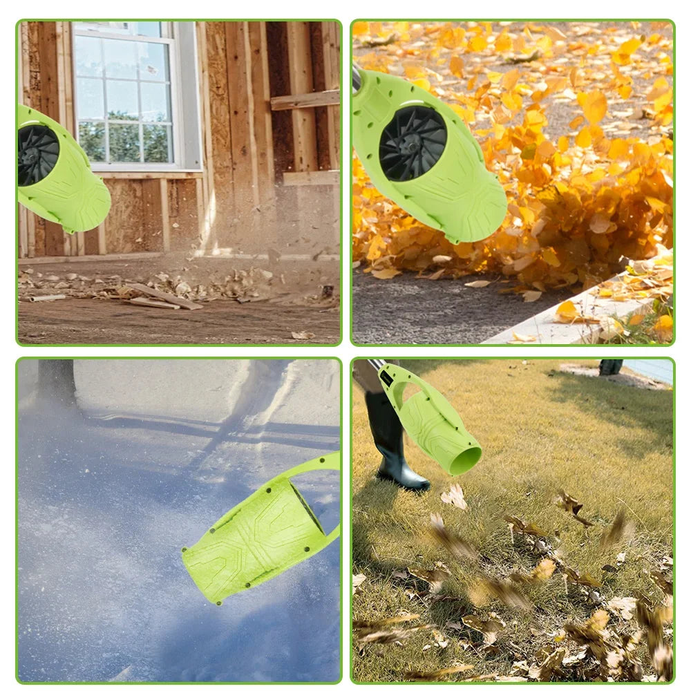ONEGREEN 29000 RPM Ventilador de ar elétrico sem fio Ventilador de folhas Queda Ferramenta de limpeza de poeira de neve para Makita 18V Bateria Pin