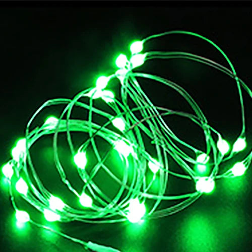 1 pçs 1m 2 3m 5m fio de cobre led luzes da corda iluminação do feriado guirlanda de fadas para a árvore de natal festa de casamento decoração natal