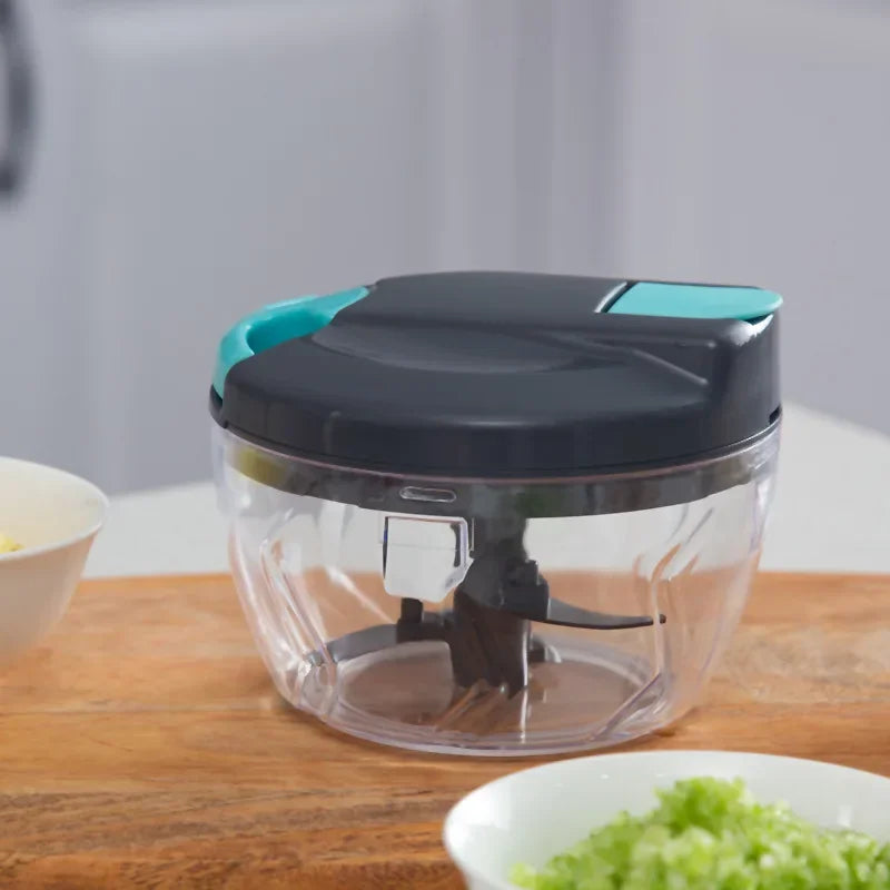 Moedor De Carne Manual Chopper De Alho, Cortador De Legumes, Triturador De Legumes, Gadgets De Cozinha, 500 ml, 900ml