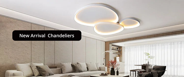 Luminárias de Teto Triangulares Ultrafinas para Sala de Estar e Quarto Lustres de Sala Decoração LED Chandelier de Teto
