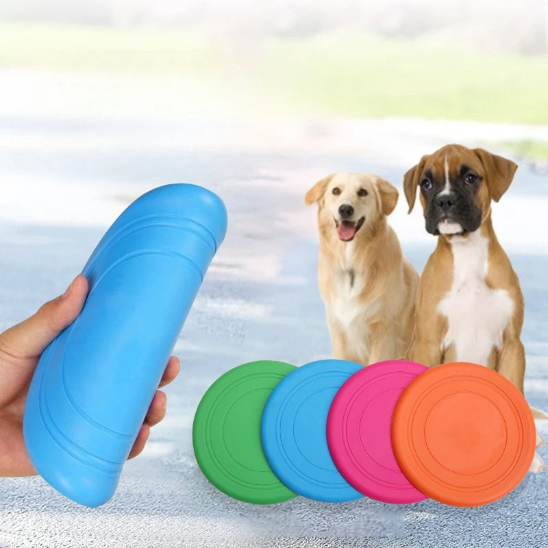 Brinquedo Frisbee para Pets, Flutuante para Cães de Médio e Grande Porte, Interativo e Resistente a Mordidas, Frisbee para Treinamento