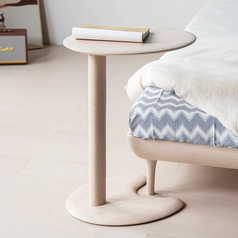 Momo mesa lateral de madeira maciça pequena mesa de centro cabeceira sofá lateral mini pequeno criativo varanda quarto design simples mesa de canto