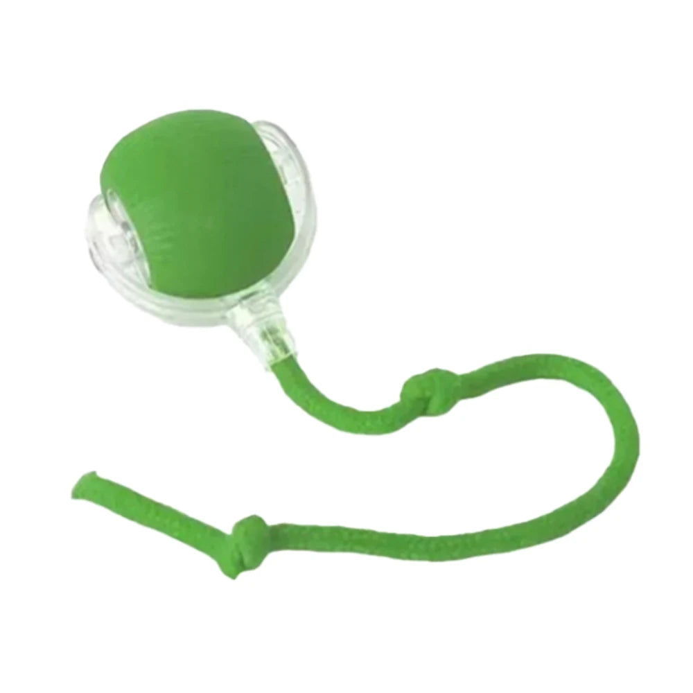 Automatic Toy for Cats Interactive Ball with Motion Sensor and Fake Tail Safe Design That Doesn't Hurt