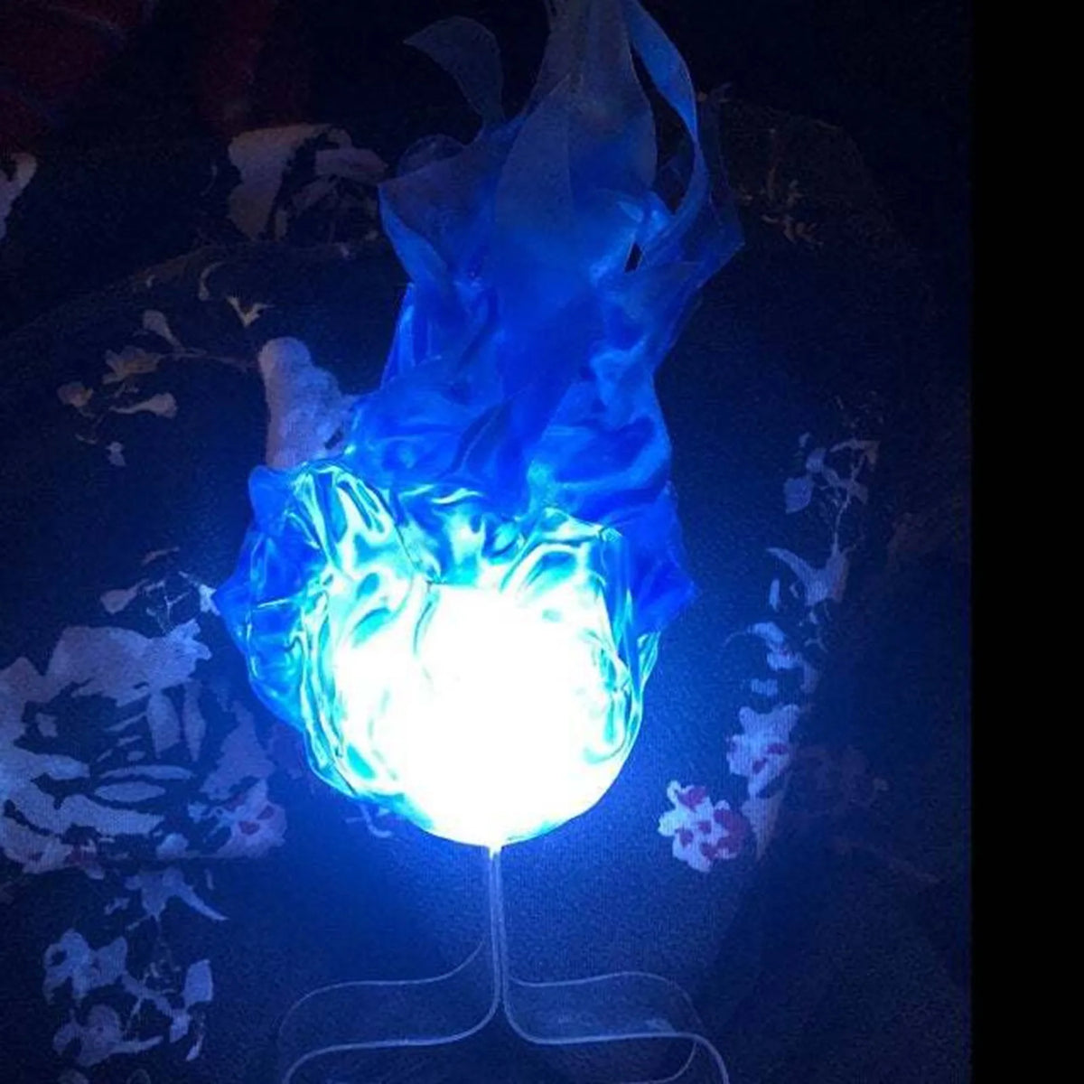 Halloween decoração adereços simulação flutuante lâmpada bola de fogo artificial chama atmosfera luz para cosplay role play festa