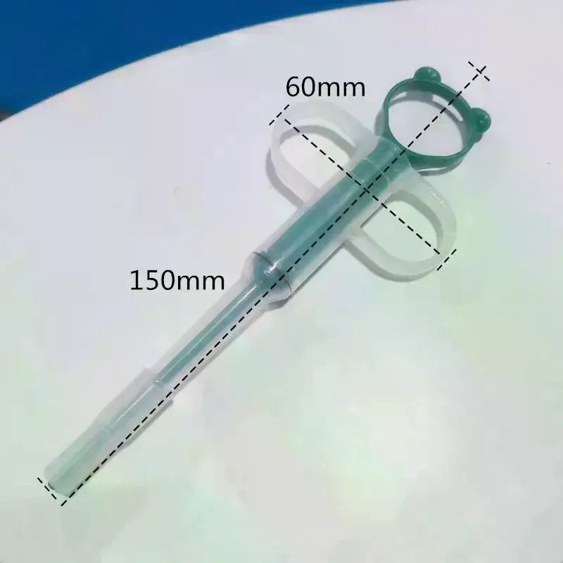 Dispensador de Comprimidos para Animais de Estimação com Ponta Macia, Aplicador de Remédios para Cães e Gatos com Êmbolo Ergonômico, Ferramenta de Alimentação para Pequenos Animais