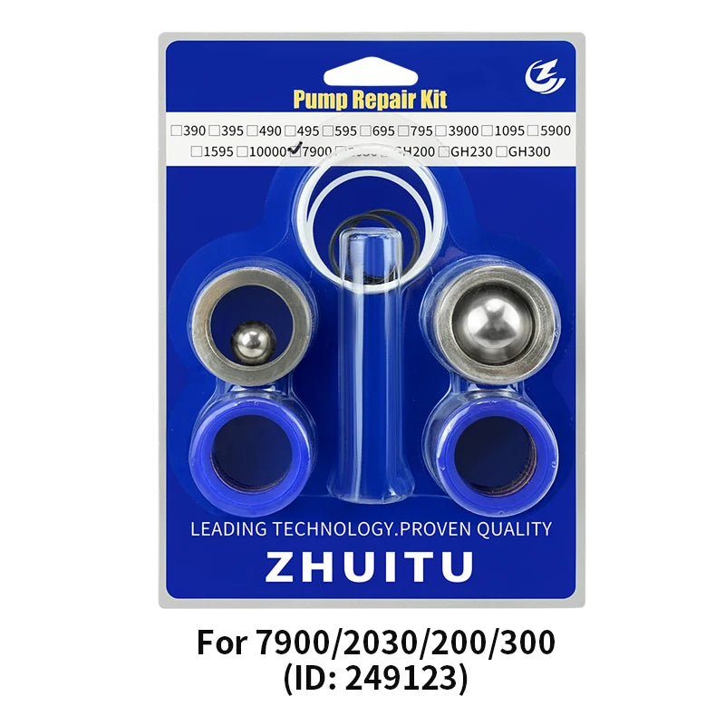 Kit de reparo de bomba de pulverizadores mal ventilados 244194 / 248212 / 287835 / 248213 / 246341   Haste do êmbolo da bomba do filtro da junta de vedação 395 695 960 833 1095