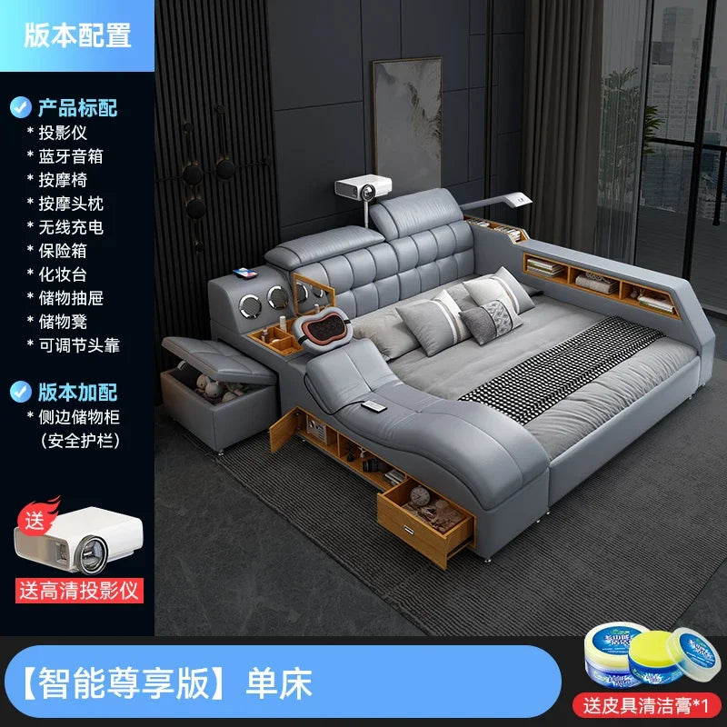 Frame Upholstered Bed Handles Unique Double Modern Children Bed Luxury Sleeping Muebles Para El Hogar Bedroom Decoration