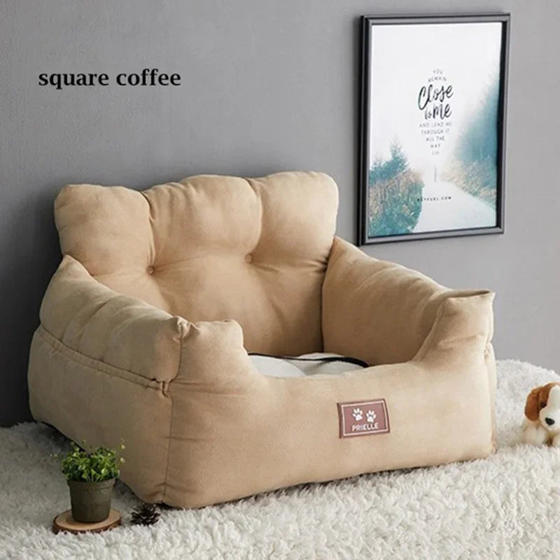 Assentos de carro para cães de viagem, céu estrelado azul, para cães pequenos e médios, capa de cama para transportar animais de estimação, produtos confortáveis e quentes para animais de estimação