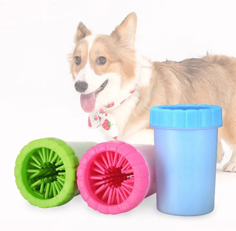 Copo de Lavagem de Patas para Cães e Gatos, Limpeza Automática de Patas, Sem Esfregar, Produtos para Animais de Estimação