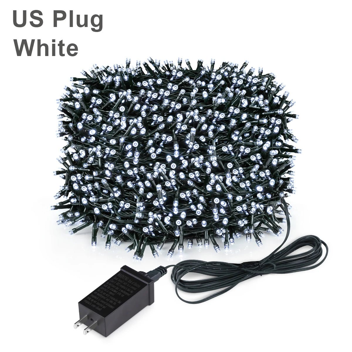 2025 decoração de ano novo led luz de natal branco/quente/rgb à prova dwaterproof água luzes da corda de fadas para cortina iluminação festa de casamento - Kasa & Pet