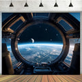 Vikama nave espacial poivota terra céu estrelado tema tapeçaria quarto sala de estar decoração da sala de jogos decoração do quarto