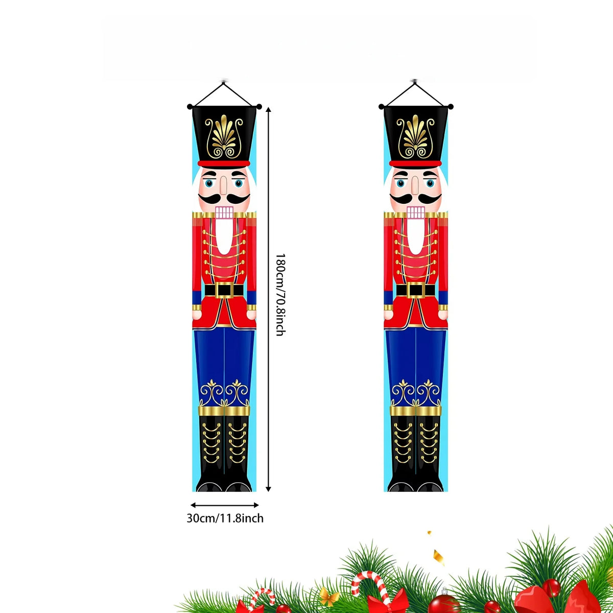 Decoração de porta de natal 2025 feliz natal banner decoração para casa pendurado ornamento de natal navidad feliz ano novo presente 2026