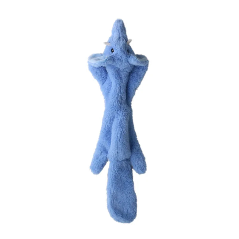 Engraçado animal simulado sem recheio brinquedo do cão com rangidos durável stuffingless pelúcia estridente cão mastigar brinquedo crinkle pet rangido brinquedo
