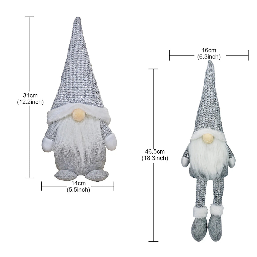 Gnome natal boneca sem rosto ornamento feliz natal decorações para casa 2024 navidad natal cristmas presente de natal ano novo 2025