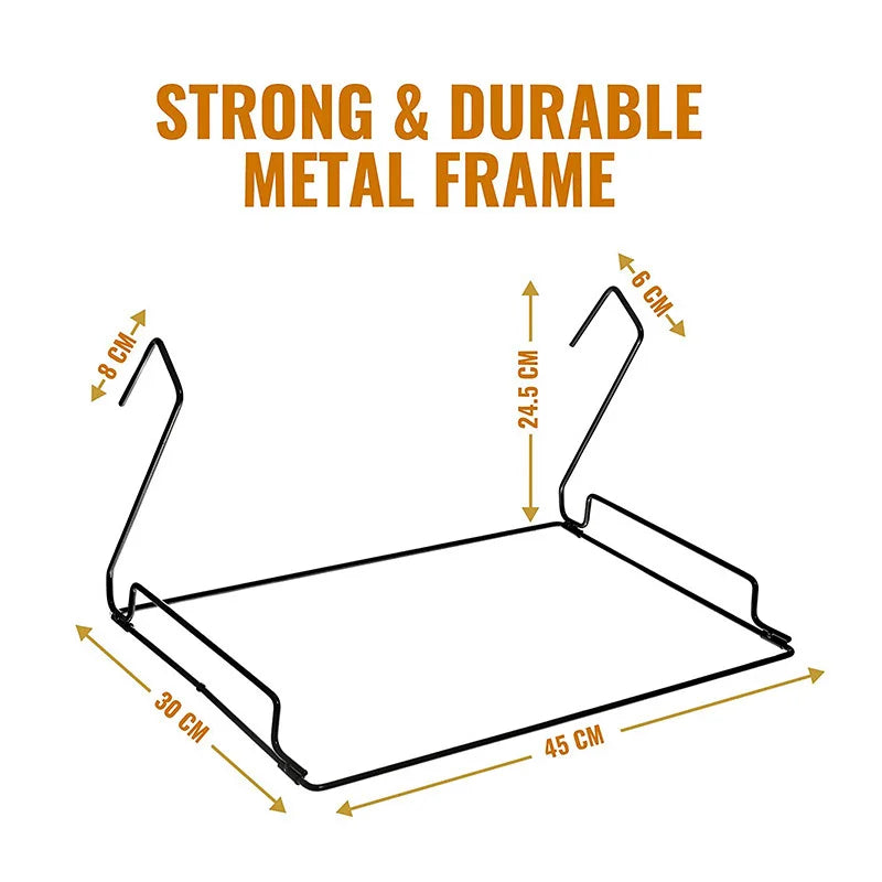 Hammock Suspenso Removível para Pet, Cama para Banco do Radiador, Ninho de Gatinho, Forte Estrutura De Metal Durável, Acessórios De Gato