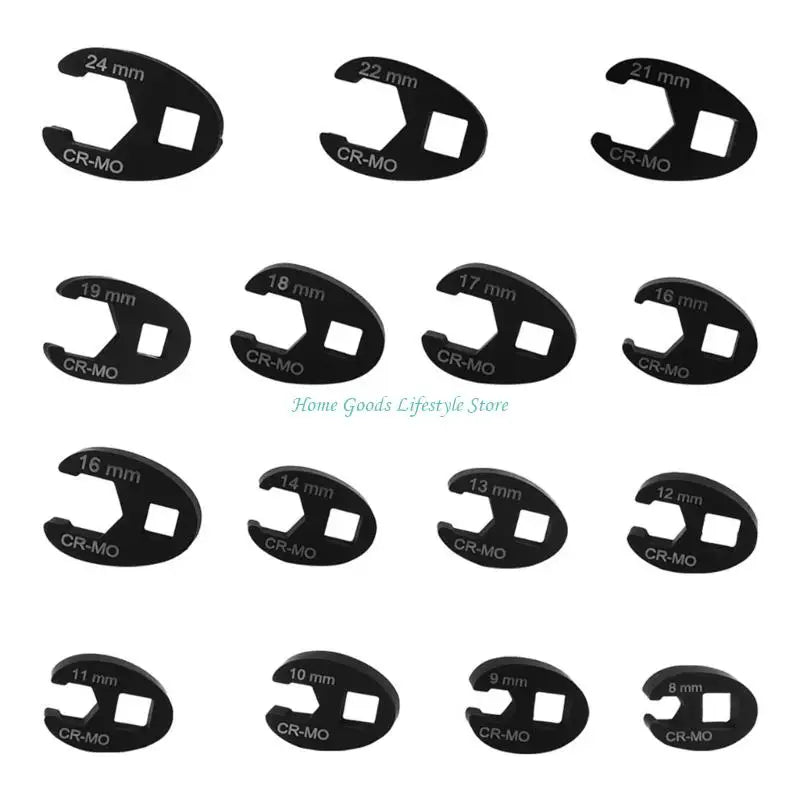 E74E Profissional 15pcs ergonômico chave catraca 3/8 polegadas para trabalho Mecânico