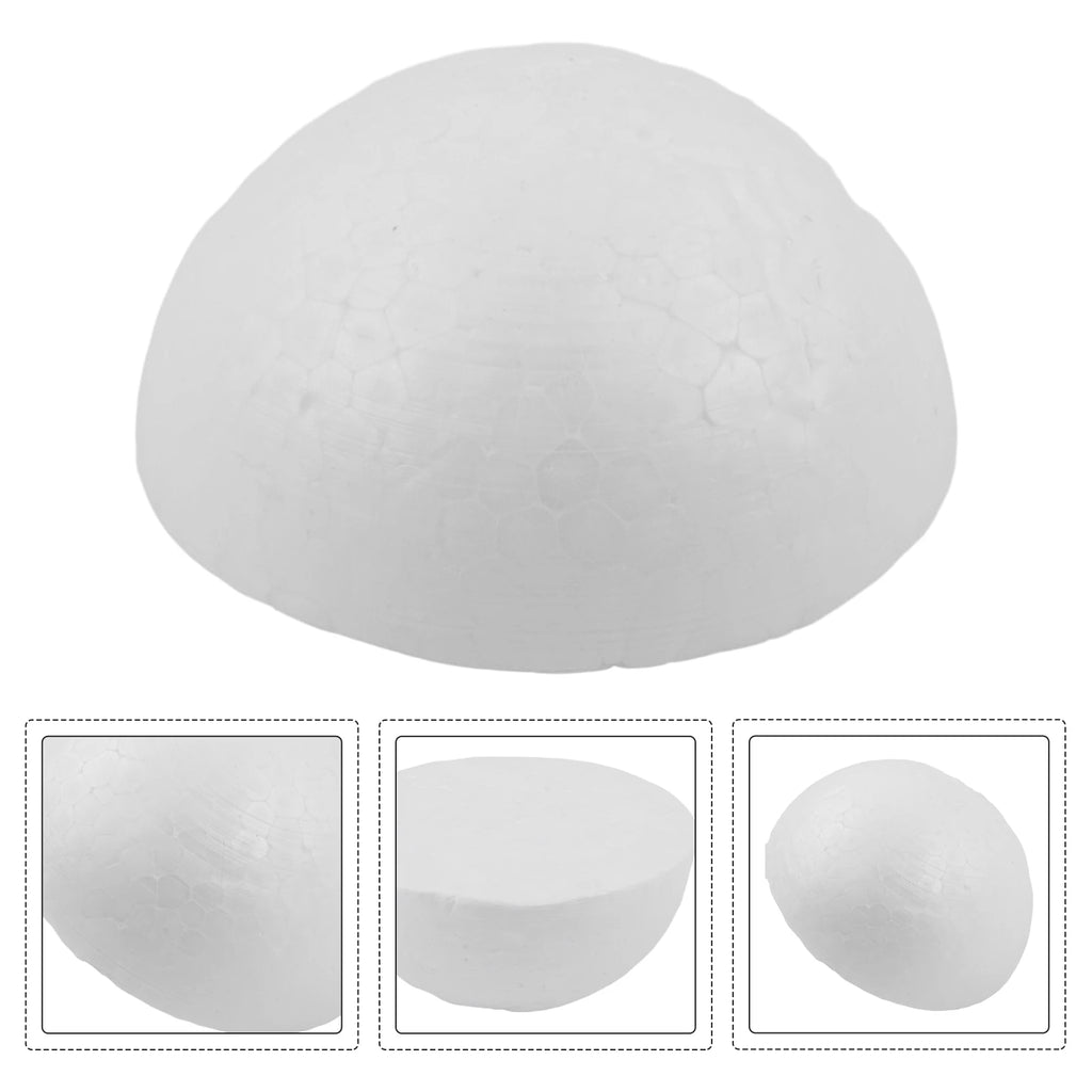 7.5/8/9/10/12/15cm meia redonda poliestireno bolas de espuma para diy natal crianças pintadas festa de casamento bolas de flores decoração