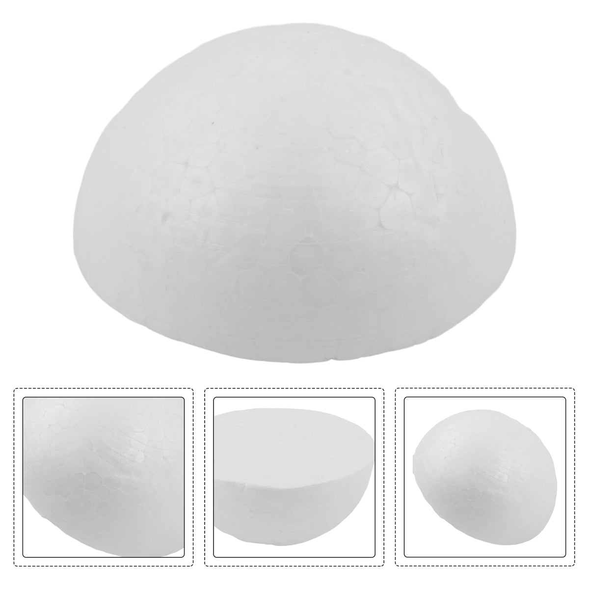 7.5/8/9/10/12/15cm meia redonda poliestireno bolas de espuma para diy natal crianças pintadas festa de casamento bolas de flores decoração
