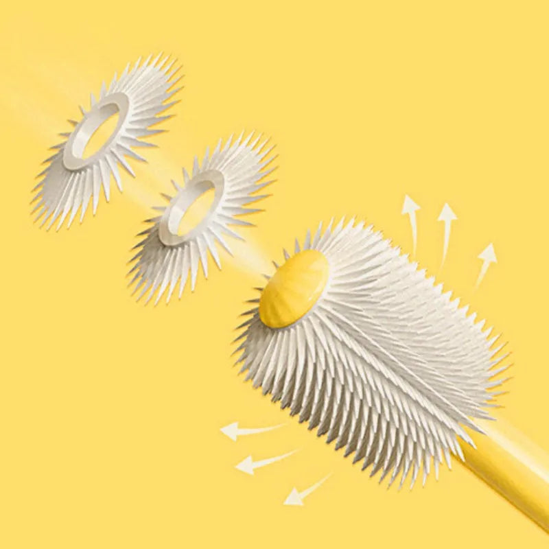 Pequena cabeça Pet Toothbrush, 360-degrees Dog Teeth Cleaning, Soft Hair Cat Tooth Brush, Pet Products