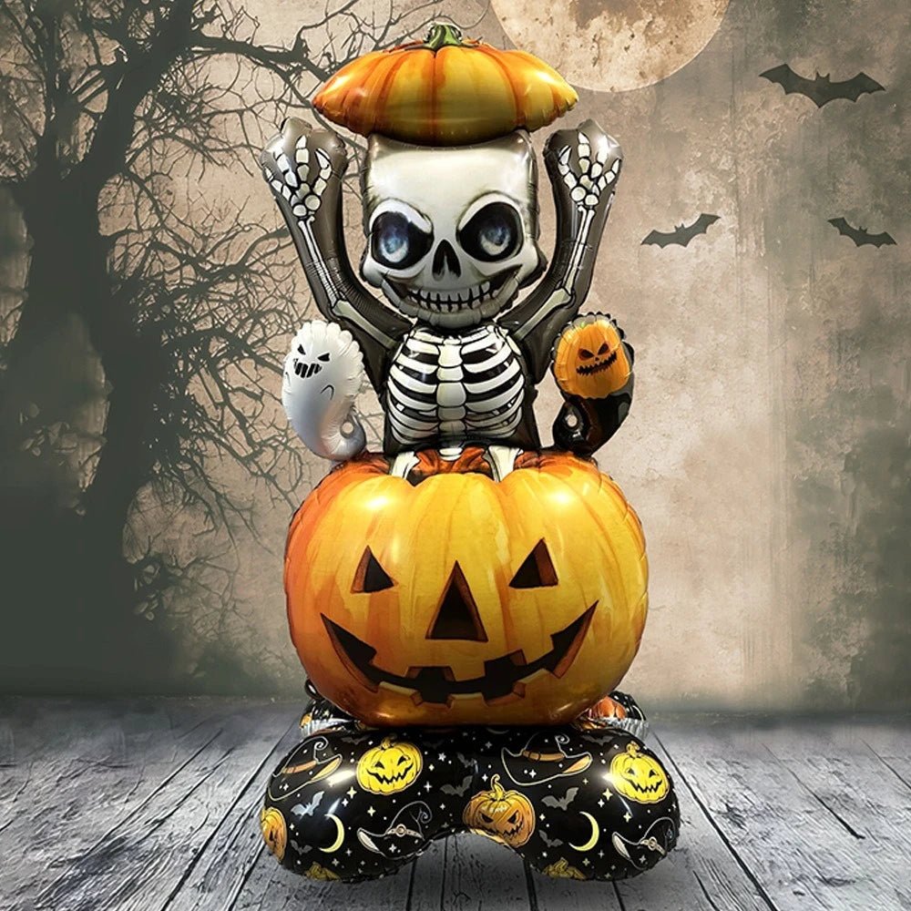 Decorações de Halloween, Balões de Esqueleto Gigantes, Decoração de Ambiente, Lojas e Bares, Ornamentos de Pátio, Decoração de Cenário, Decoração - Kasa & Pet