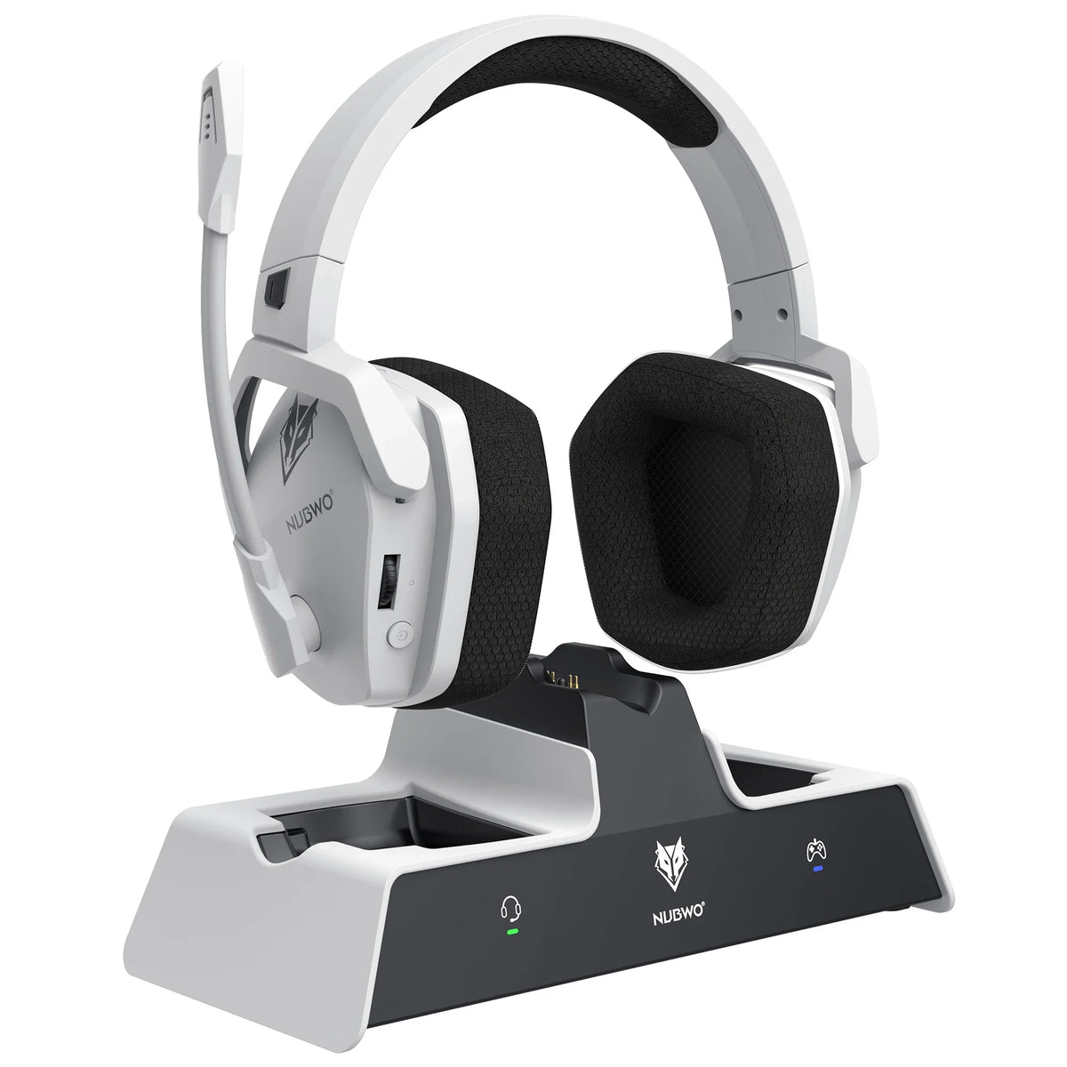 NUBWO G06 Gaming Headset 2.4GHz Bluetooth 5.3 Wireless Headphones Stereo Dual Mode Mic for PS5 PS4 PC Switch Mobile Phone Laptop