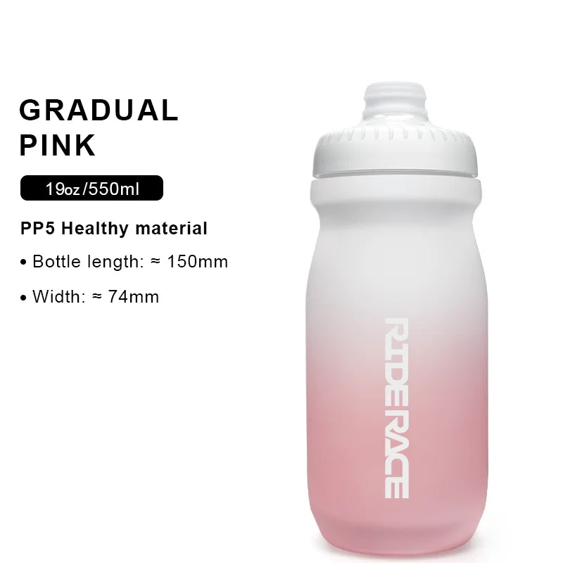 Cycling Water Bottle PP5 Taste-Free Lightweight Outdoor Sports Squeeze Bottle Bicycle Water Bottle Portable Bike Drink Cup