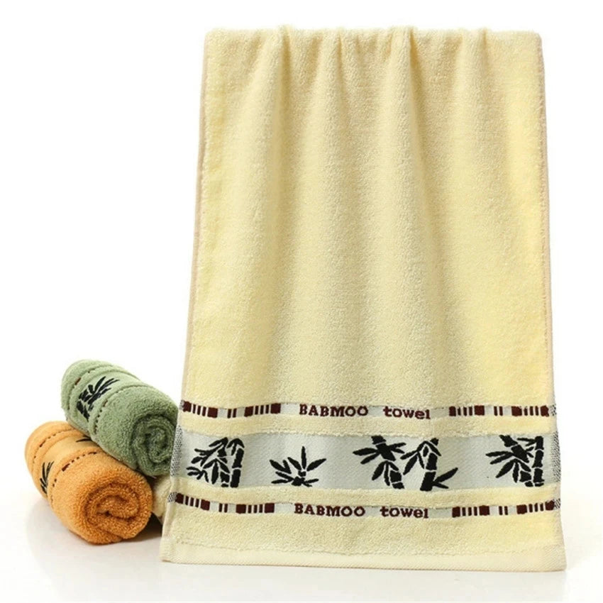 Conjuntos De Toalhas De Fibra De Bambu Para Adultos, Absorvente Grosso, Toalhas De Banheiro De Luxo, Toalha De Rosto, Casa, Conjunto De 1, 4, 6 Kasa & Pet