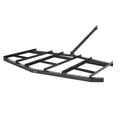 "Garden Tools Accessories 84" Width Tow Behind Q235 Steel Drag Harrow with Adjustable Bars & Pin Hitch Supports 50"