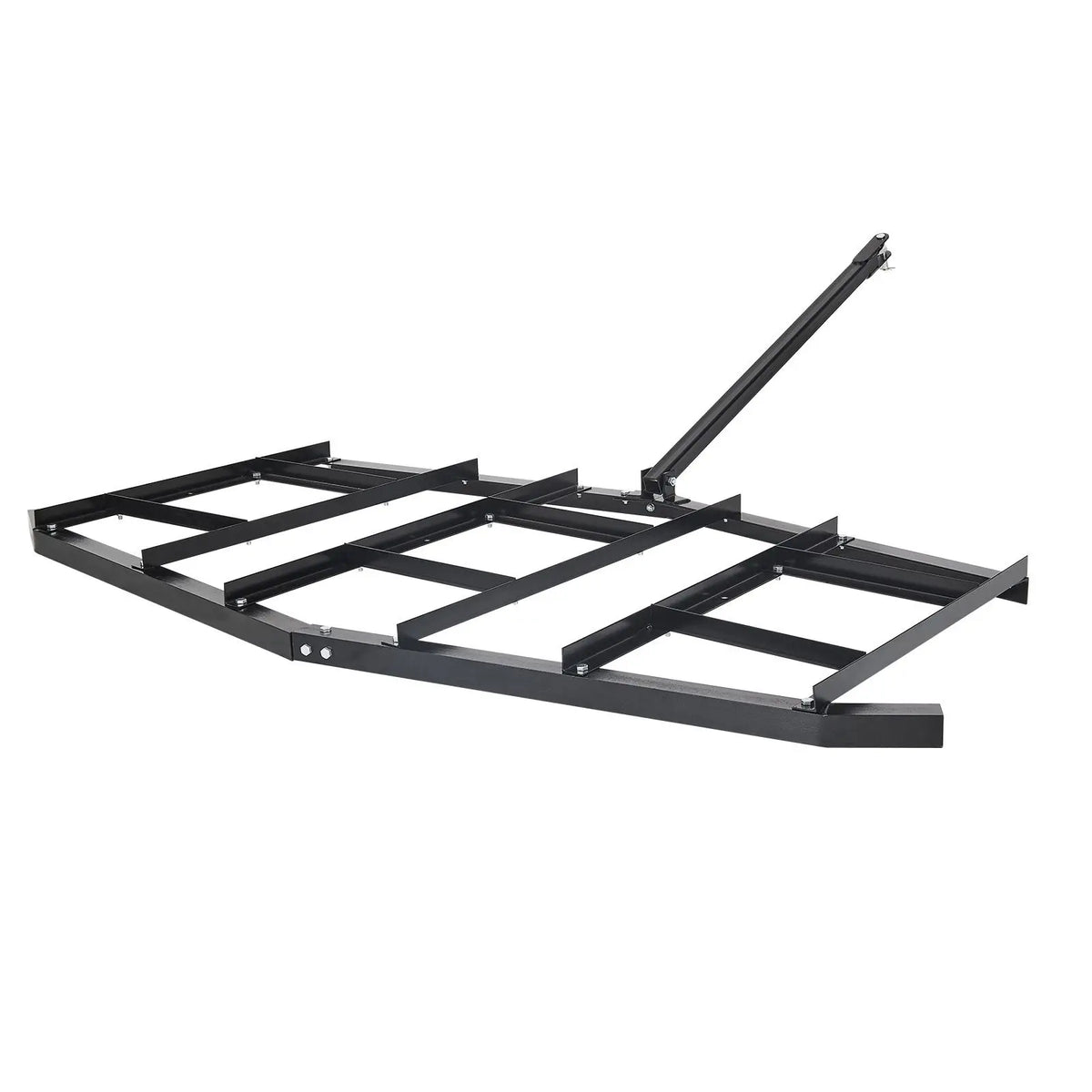 "Garden Tools Accessories 84" Width Tow Behind Q235 Steel Drag Harrow with Adjustable Bars & Pin Hitch Supports 50"