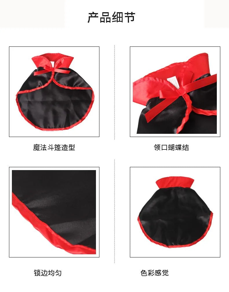 Halloween natal capa mágica pet transformar traje para gatos cães avançados vestuário festivo roupas para animais de estimação accessories255