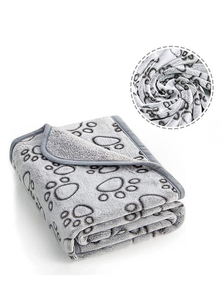 Cobertor macio de inverno para cães lavável, cobertor para gatos para gatos internos, tapete grande, médio e pequeno, presentes para cachorros, cama essencial (cinza)