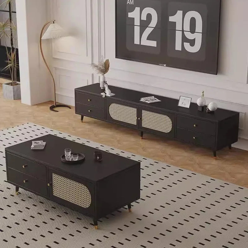 Design italiano suporte de tv com gavetas beleza única sala de estar suporte de tv minimalista premium meuble de rangement móveis para casa
