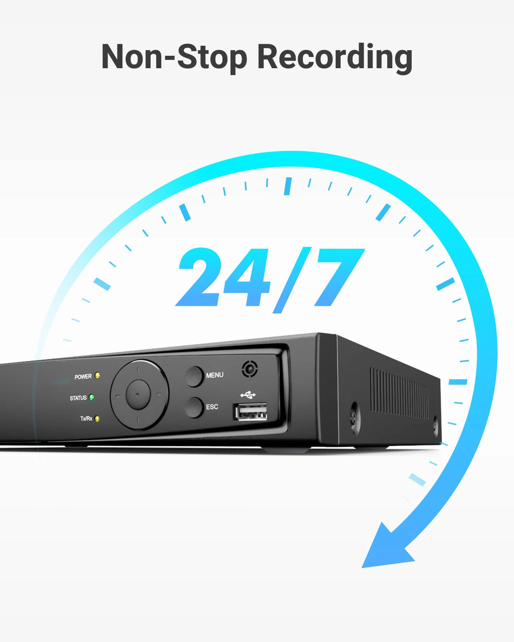 Annke 8ch 16ch 12mp poe gravador de vídeo h.265 + nvr segurança de vigilância de vídeo para 2mp 4mp 5mp 6mp 8mp/4k 12mp ip poe câmera