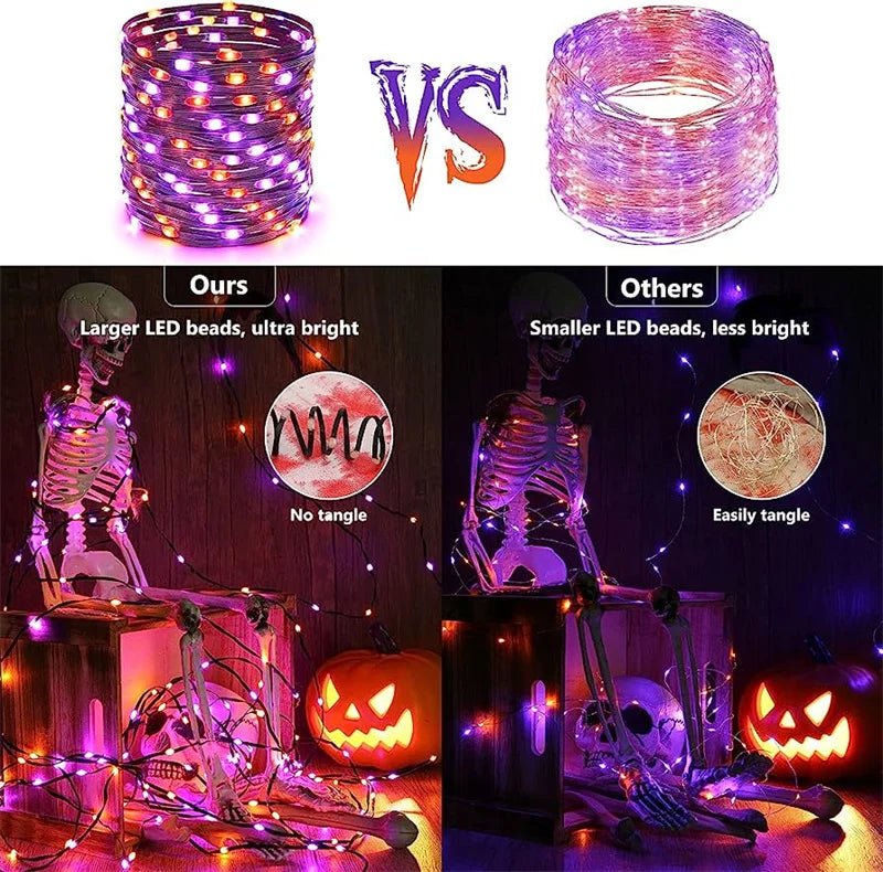 Árvore de Natal ao ar livre e interior String Lights, impermeável Bluetooth Fairy LED String Lights, IP65, WS2812B, 100LED, 10m