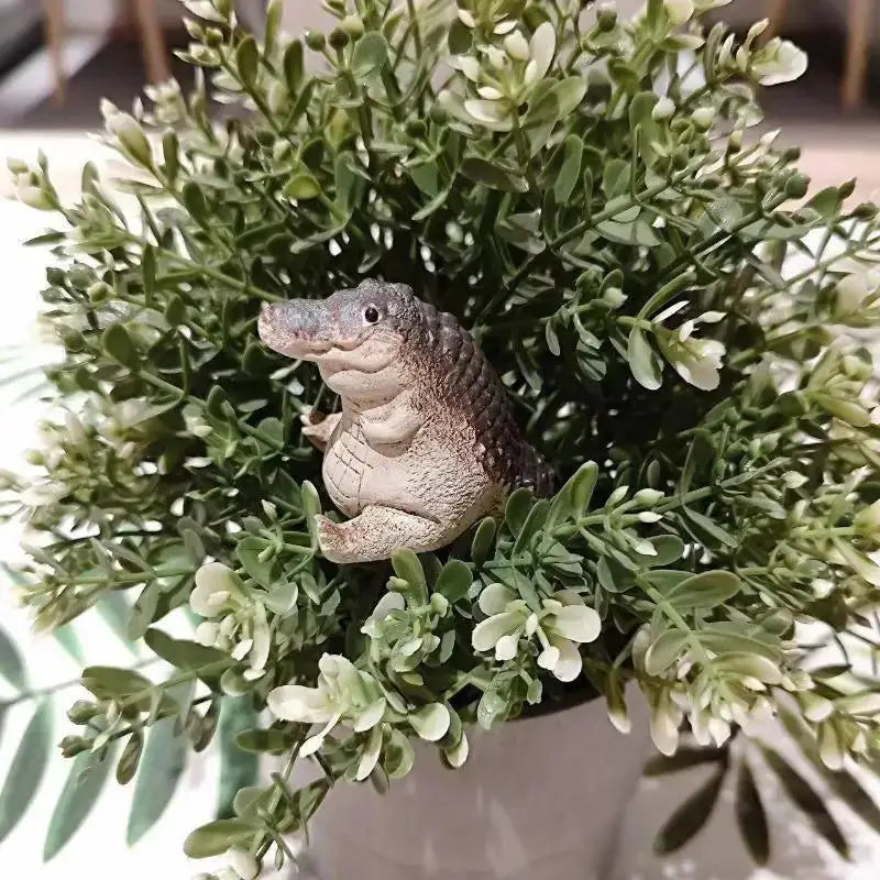 1 Peça de Ornamento de Chá Boutique, Pequenos Animais Engraçados Feitos à Mão, para Cerimônia do Chá, Decoração Financeira, Brinquedo, Presente, Decoração de Mesa para Casa