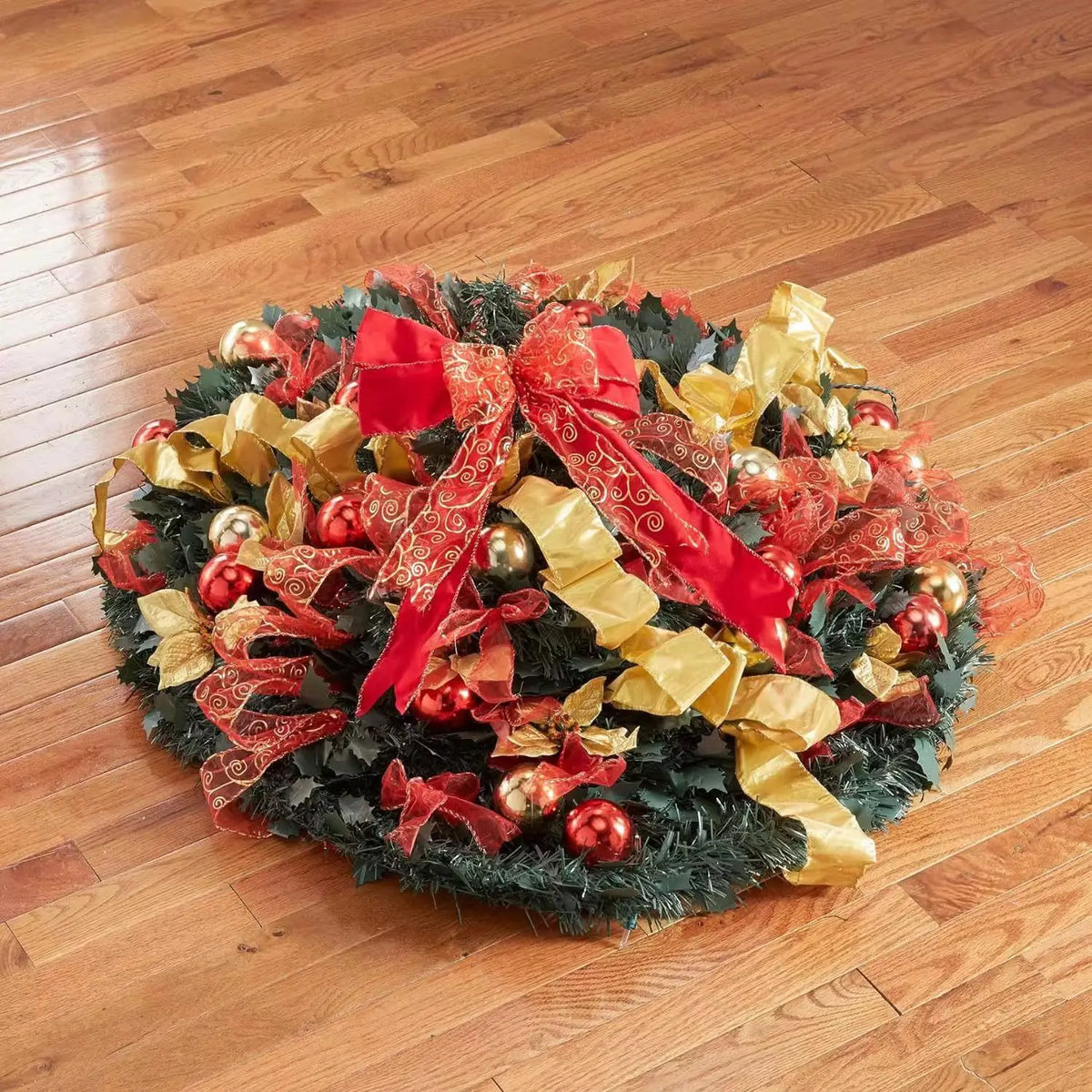 Árvore de natal retrátil decorativa dobrável pvc artificial árvore de natal para sala de estar shopping hotel-presente de natal