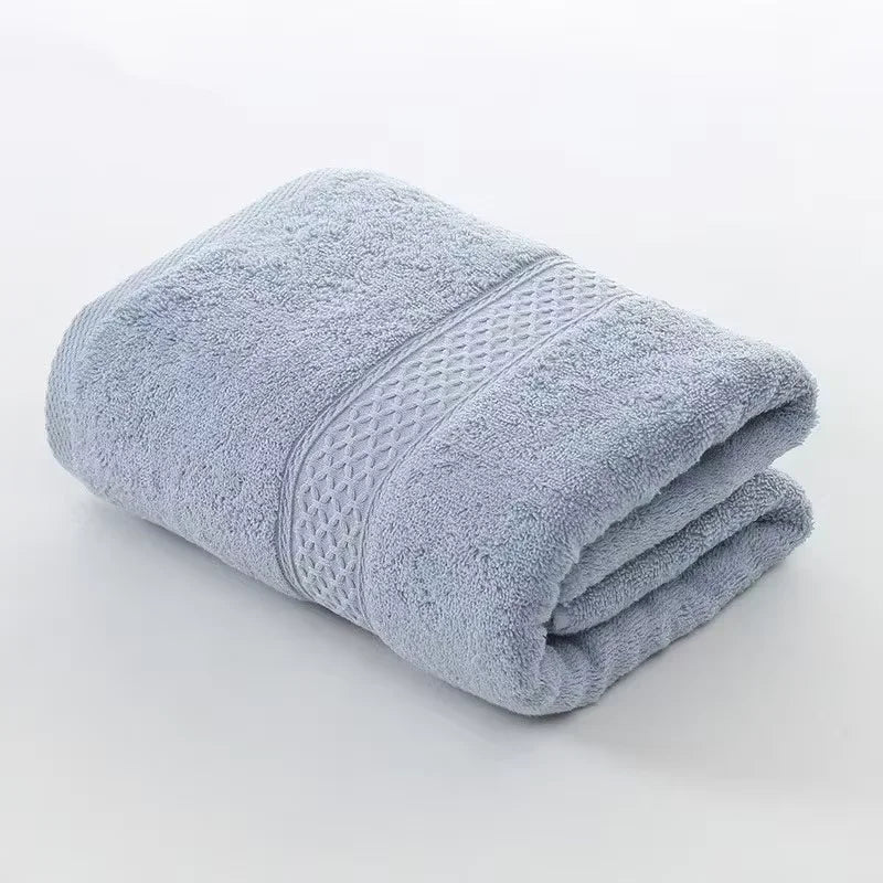 Toalha de banho multiuso do algodão, toalhinha, cor sólida, macia, absorvente, uso para o hotel, banheiro