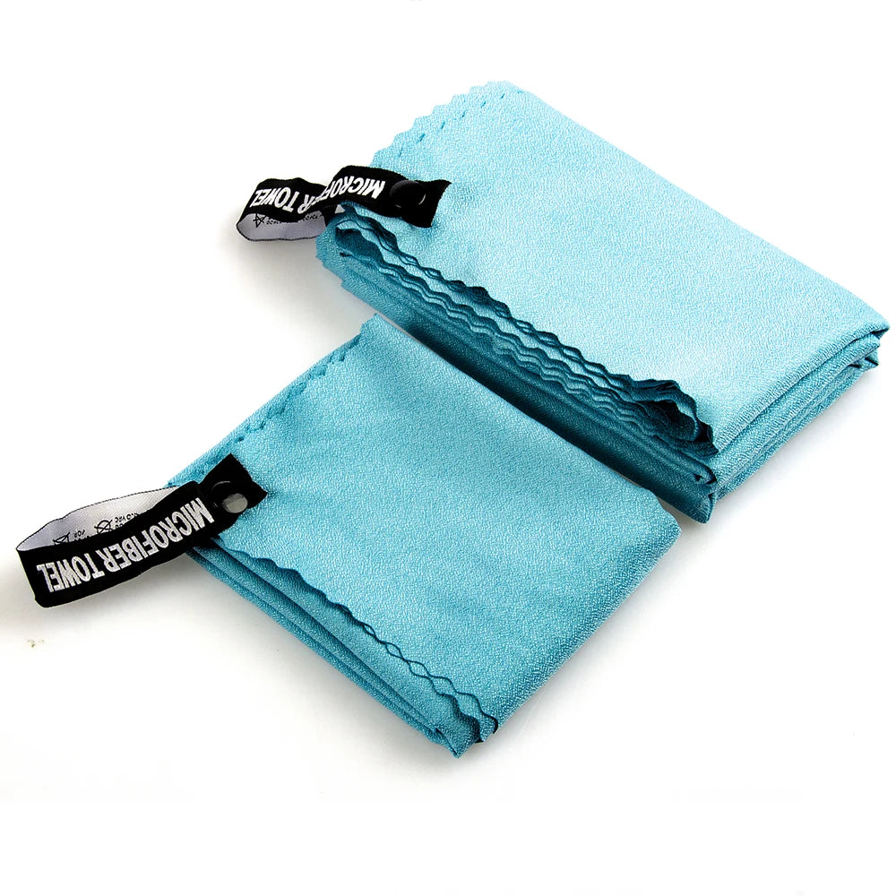 Mochila caminhadas, natação, toalha de banho de acampamento, toalha esportiva respirável para viagem na praia, toalha de banho absorvente de secagem rápida