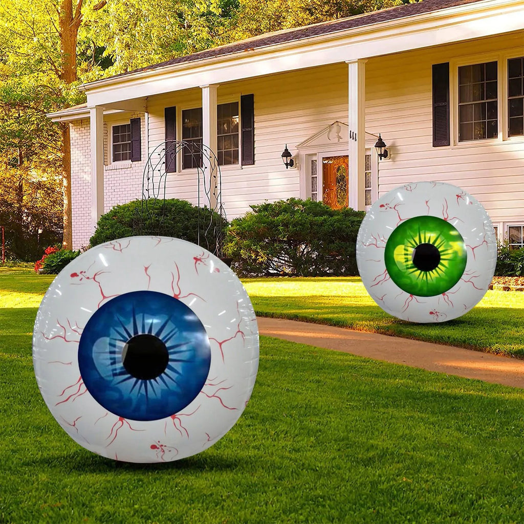 Halloween inflável globo ocular decorações bloodshot globos oculares interior ao ar livre e jardim decorações de halloween