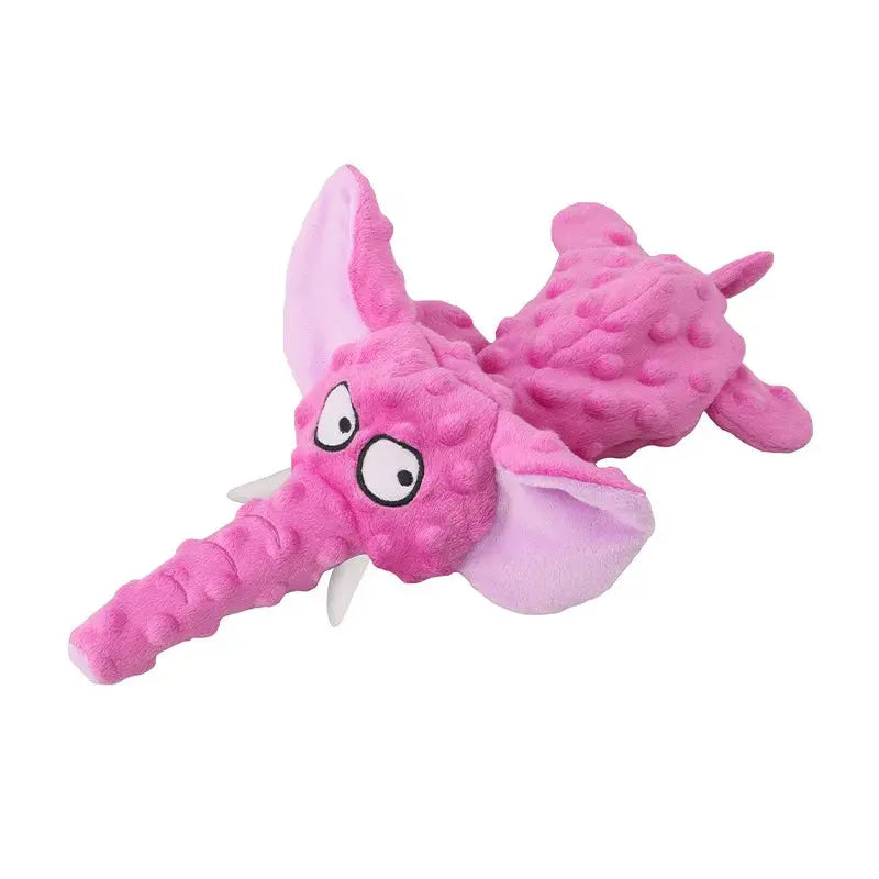 Brinquedos de Pelúcia Pequenos para Cães, Brinquedo Durável em Forma de Elefante com Som, Brinquedo Interativo Indestrutível para Cães, Suprimentos para Filhotes Kasa & Pet